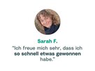 Kundenstimme Sarah| ClimaClic Kundenstimme von Sarah zur Klimalotterie ClimaClic