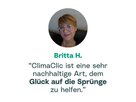 Kundenstimme Britta | ClimaClic Kundenstimme von Britta zur Klimalotterie ClimaClic