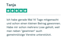 Trustpilot Bewertung Tanja